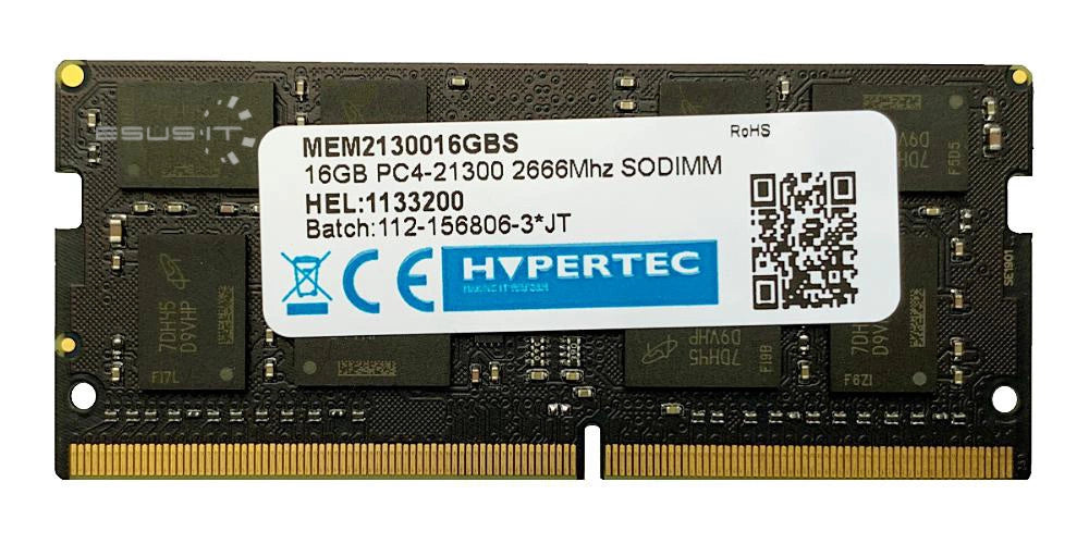 MEM2130016GBS Hypertec 16GB PC4-21300 DDR4-2666MHz  non-ECC Unbuffered CL17 260-Pin