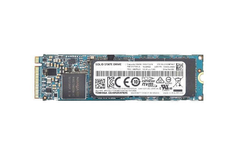 KXG50ZNV256G Toshiba XG5 Series 256GB TLC PCIe 3.0 x4 NVMe M.2 2280 SSD
