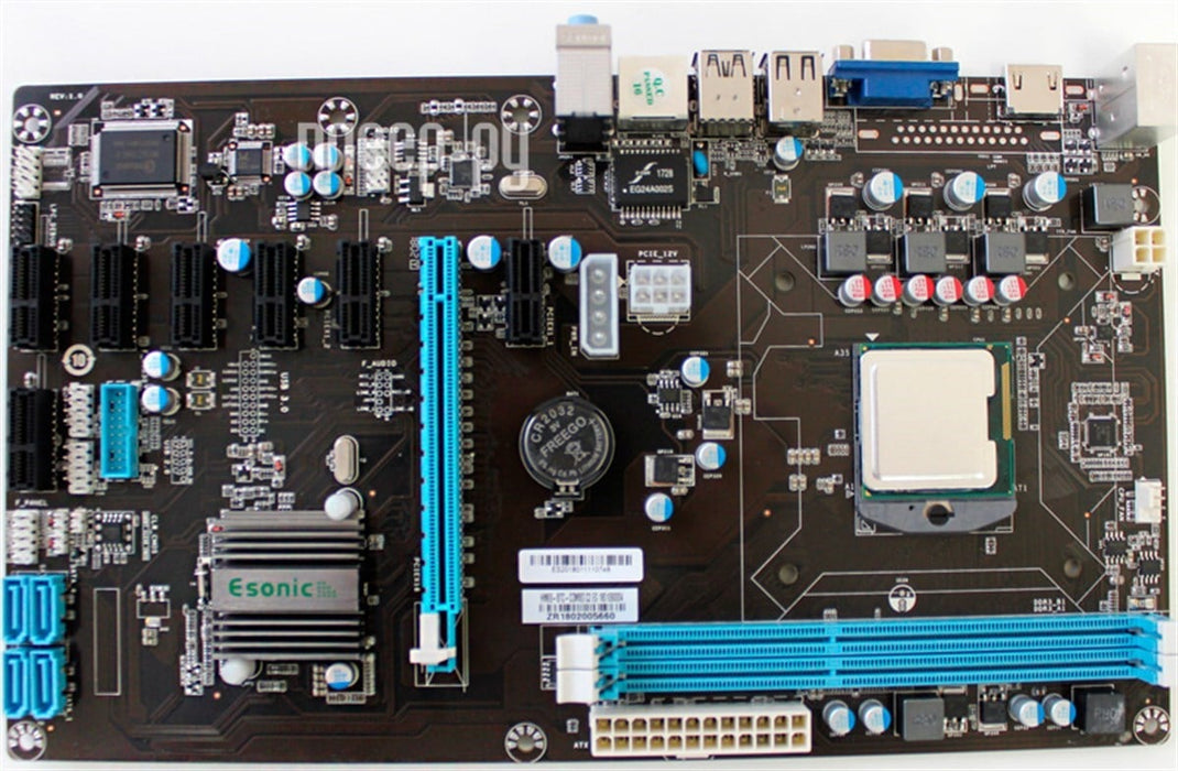 Esonic HM65-BTC, Intel CPU, 4GB RAM, kjøler