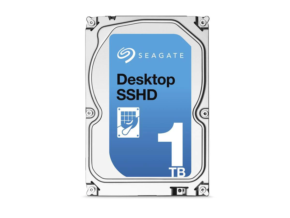 ST1000DX001-1CM162 Seagate Desktop SSHD 1TB 7200RPM SATA 6Gbps 64MB Cache 8GB SSD 3.5" HDD