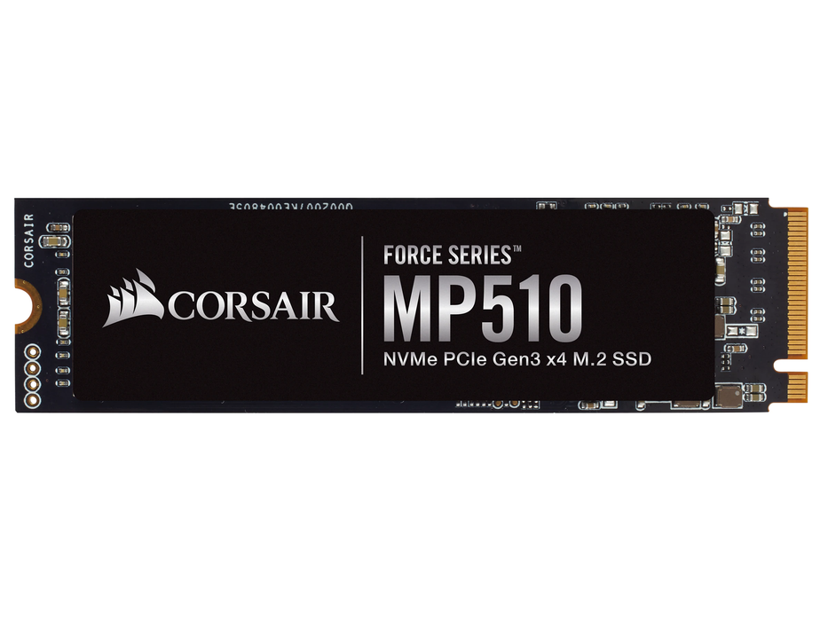 CSSD-F960GBMP510 Corsair MP510 Force Series 960GB TLC PCI Express 3.0 x4 NVMe M.2 2280