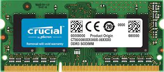 CT102464BF160B.M16FDD Crucial 8GB PC3L-12800 DDR3-1600MHz non-ECC Unbuffered CL11 204-Pin