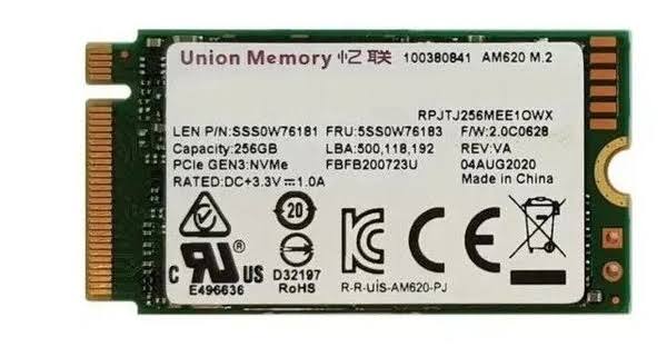 RPJTJ256MEE1OWX UMIS AM620 256GB NVMe PCIe 3.0 x4 M.2 2242 SSD