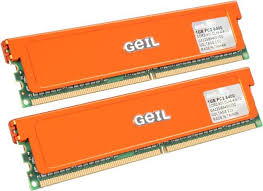GX22GB6400UDC GeIL 2GB Kit (2 X 1GB) PC2-6400 DDR2-800MHz non-ECC Unbuffered CL6 240-Pin