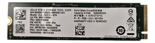 SSSTC CL4-8D512-HP 512GB TLC PCIe 3.0 x4 NVMe M.2 2280 SSD