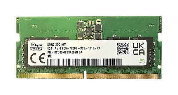 HMCG66MEBSA092N-BA Hynix 8GB PC5-38400 DDR5-4800MHz Non-ECC Unbuffered CL40 262-Pin