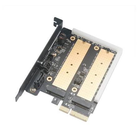 AKASA AK-PCCM2P-03 M.2 PCIe SSD and M.2 SATA SSD