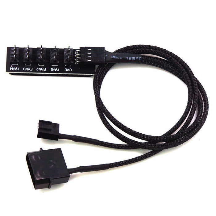 PWM Fan Hub 1 til 5x 4-pins