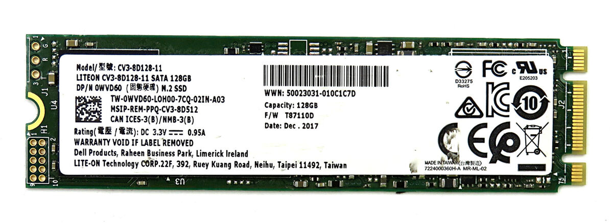 CV3-8D128-11 Lite On 128GB MLC SATA 6Gbps M.2 2280