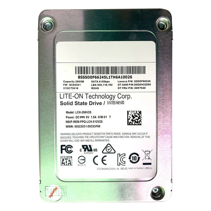 LCH-256V2S-11 Lite On ZETA Series 256GB MLC SATA 6Gbps Mainstream 2.5" SSD