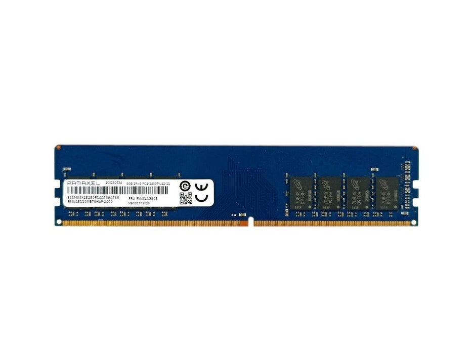 RMUA5110MB78HAF-2400 Ramaxel 8GB PC4-19200 DDR4-2400MHz non-ECC Unbuffered CL17 288-Pin