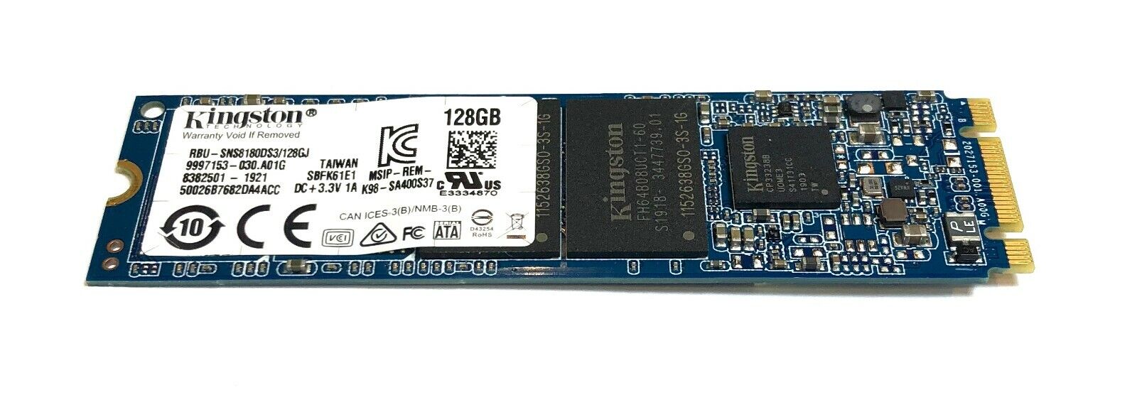 RBUSNS8180DS3128GH Kingston 128GB M.2 2280