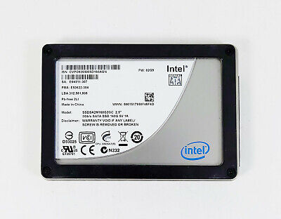 SSDSA2M160G2GC Intel X25-M Series 160GB MLC SATA 3Gbps Mainstream 2.5" SSD