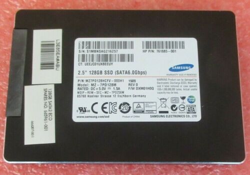 MZ7PD128HCFV-000H1 Samsung SM841n Series 128GB MLC SATA 6Gbps (AES-256 FDE) 2.5" SSD