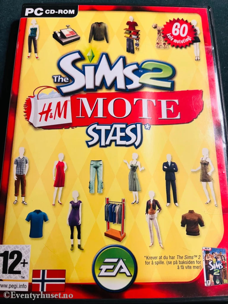 Lot Complet Les Sims 2 Avec Extensions Et Kit H&M Fashion - Édition Vintage PC, Très Bon état
