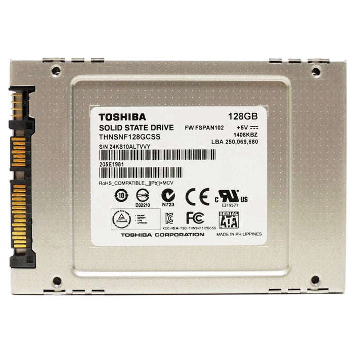 THNSNF128GCSS Toshiba HG5 Series 128GB MLC SATA 6Gbps 2.5" SSD