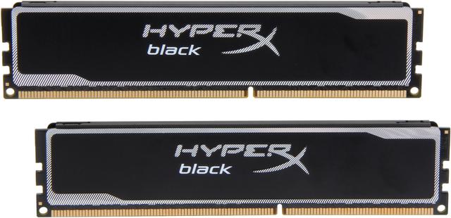 KHX16C10B1BK2/16X Kingston XMP HyperX Black Series 16GB Kit (2 X 8GB) PC3-12800 DDR3-1600MHz non-ECC Unbuffered CL10 240-Pin