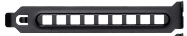 Corsair Obsidian PCIe slot cover