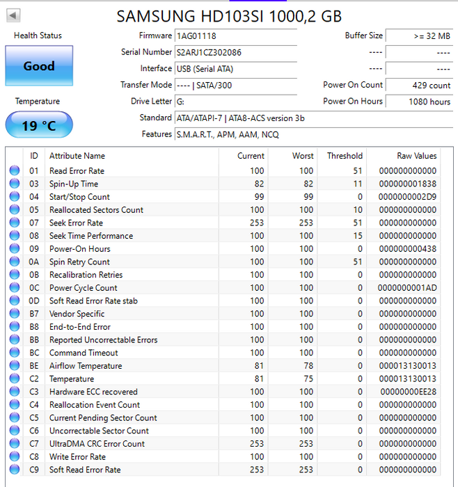 HD103SI Samsung Spinpoint F2EG 1TB 5400RPM SATA 3Gbps 32MB Cache 3.5"