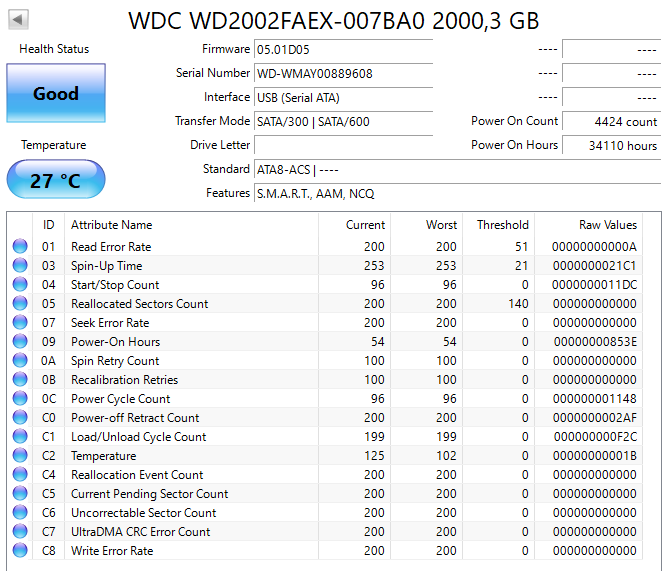 WD Desktop Black 3.5" 2TB HDD