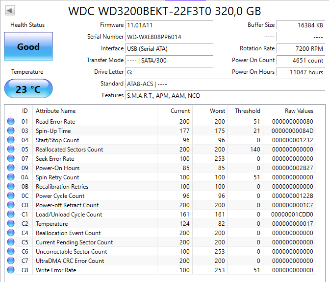 WD3200BEKT Western Digital Scorpio Black 320GB 7200RPM SATA 3Gbps 16MB Cache 2.5