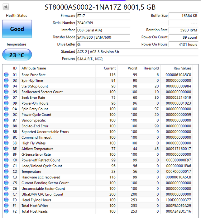 Seagate Archive V2 8TB 3.5" HDD