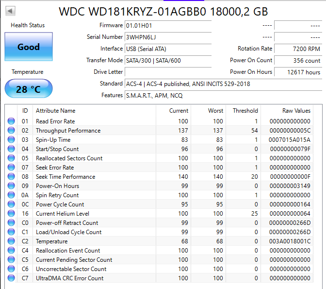 WD Gold Enterprise-Class 18TB 3.5" HDD