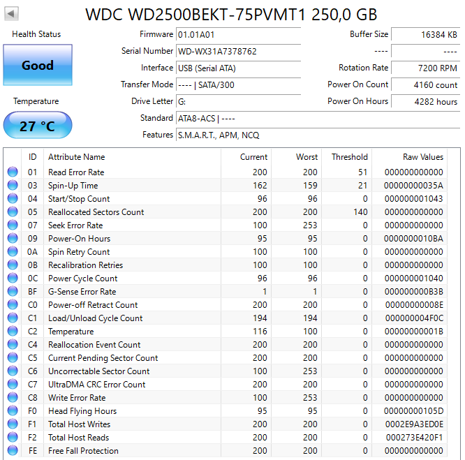 WD2500BEKT Western Digital Scorpio Black 250GB 7200RPM SATA 3Gbps 16MB Cache 2.5"