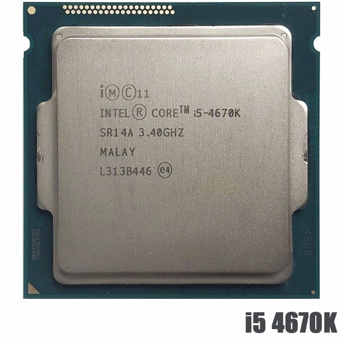 Intel Core i5-4670K 3.40GHz Prosessor  - Socket LGA1150 - Rebuild IT