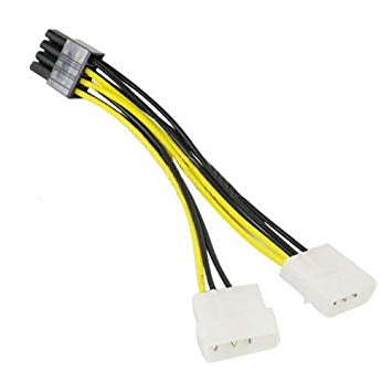 Dual Female Molex to Male 8-pin - Rebuild IT