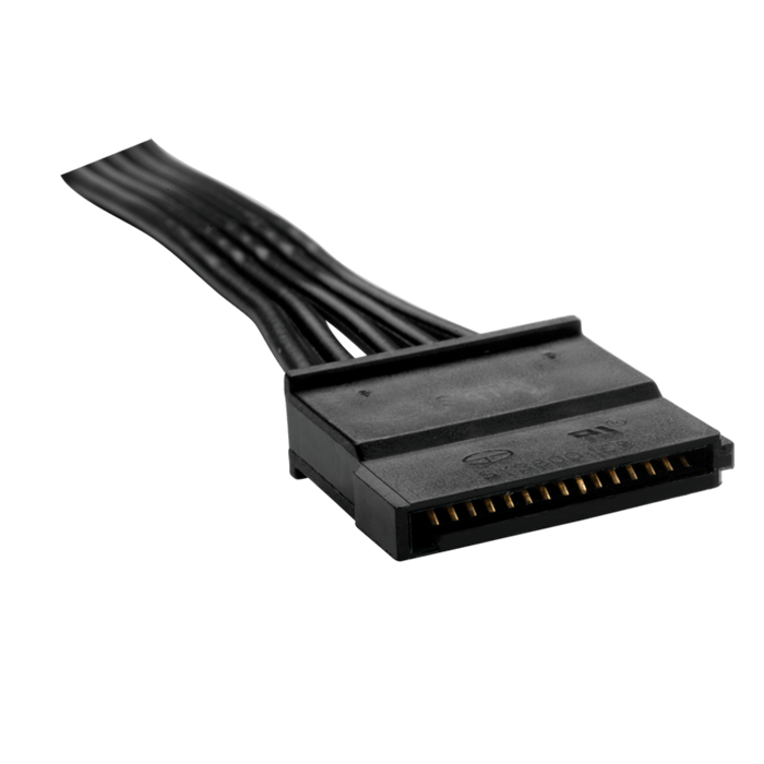 Be Quiet! PSU - Sleeved Black Cable SATA with 4 connectors - Rebuild IT