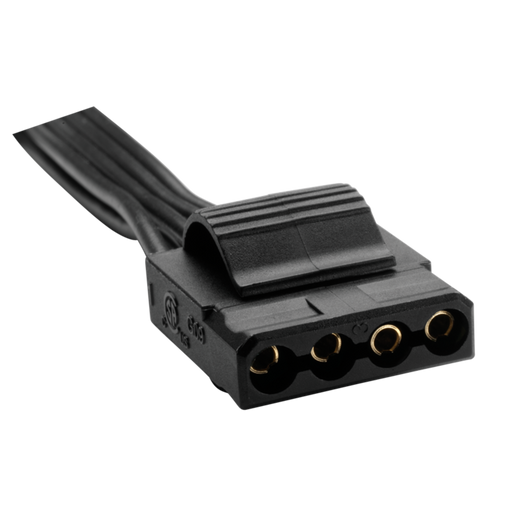 TX / HX - Flat Black Ribbon Cable Molex with 3 connectors - Rebuild IT