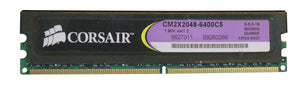 CM2X2048-6400C5 Corsair 2GB PC2-6400 DDR2-800MHz non-ECC Unbuffered CL5 (5-5-5-18) 240-Pin