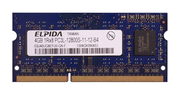 EBJ40UG8EFU0-GN-F Elpida 4GB PC3-12800 DDR3-1600MHz non-ECC Unbuffered CL11 204-Pin