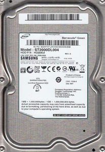 HD204UI Samsung Spinpoint F4EG 2TB 5400RPM SATA 3Gbps 32MB Cache 3.5"