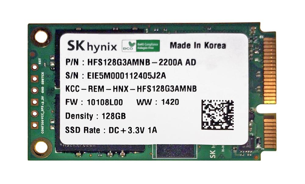 HFS128G3AMNB Hynix 128GB MLC SATA 6Gbps mSATA SSD