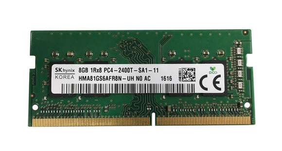 HMA81GS6AFR8N-UH Hynix 8GB PC4-19200 DDR4-2400MHz non-ECC Unbuffered CL17 260-Pin
