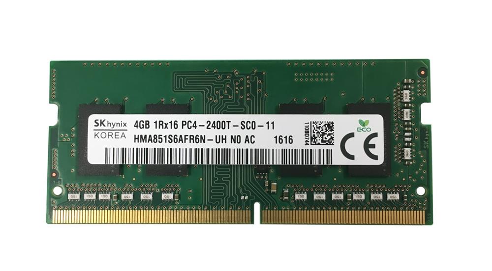 HMA851S6AFR6N-UHN0-AC Hynix 4GB PC4-19200 DDR4-2400MHz non-ECC Unbuffered CL17 260-Pin SoDimm - Rebuild IT