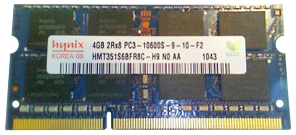 HMT351S6BFR8C-H9N0-AA Hynix 4GB PC3-10600 DDR3-1333MHz non-ECC Unbuffered CL9 204-Pin