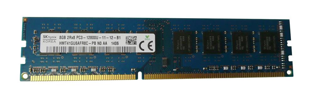 HMT41GU6AFR8C-PBN0-AA Hynix 8GB PC3-12800 DDR3-1600MHz non-ECC Unbuffered CL11 240-Pin