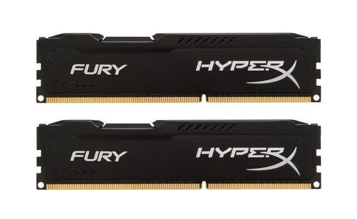 HX316C10FBK2/16 Kingston HyperX FURY Black Series 16GB Kit (2 X 8GB) PC3-12800 DDR3-1600MHz non-ECC Unbuffered CL10 240-Pin - Rebuild IT