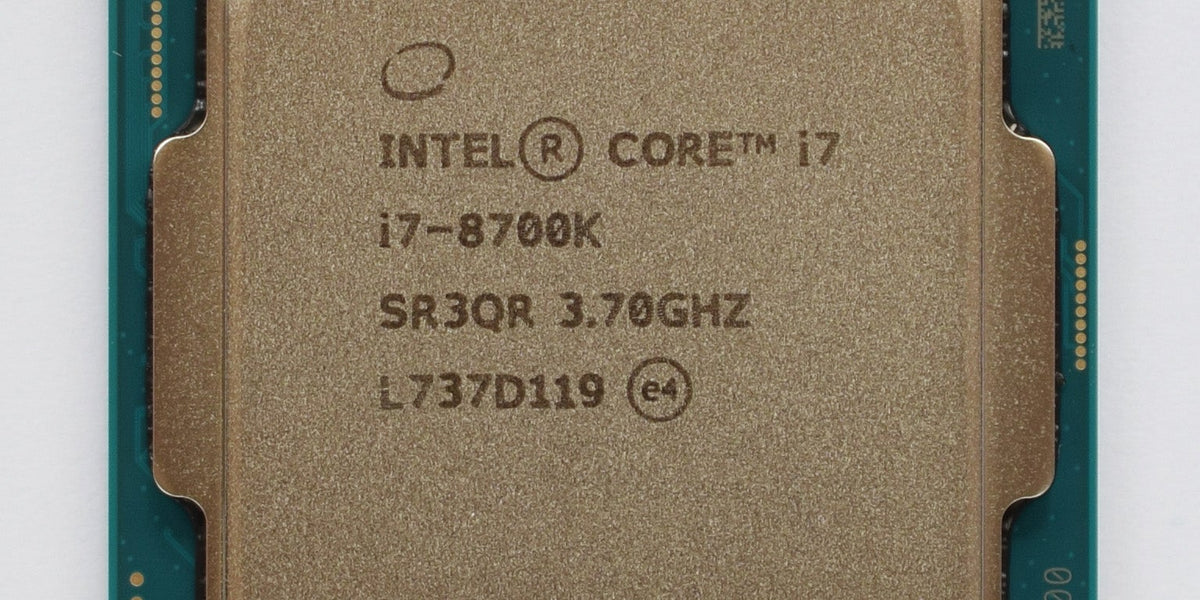 Intel Core i7-8700K 3.70GHz - LGA1151-2 — Rebuild IT