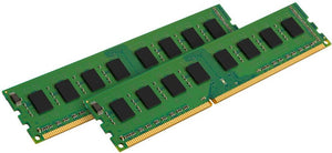 KVR24N17S8K2/8 Kingston 8GB Kit (2 X 4GB) PC4-19200 DDR4-2400MHz non-ECC Unbuffered CL17 288-Pin DIMM