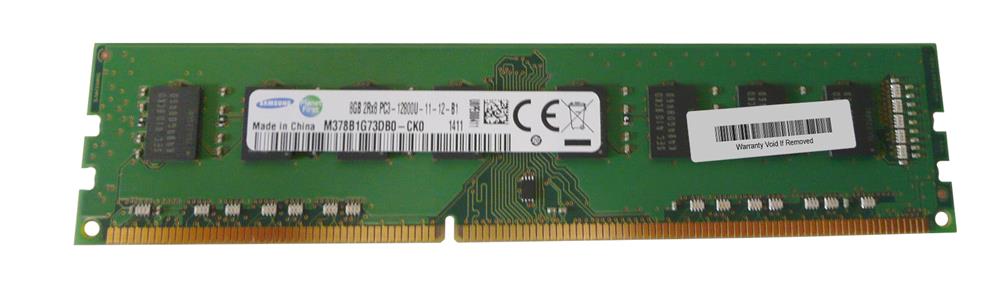 M378B1G73EB0-CK0 Samsung 8GB PC3-12800 DDR3-1600MHz non-ECC Unbuffered CL11 240-Pin