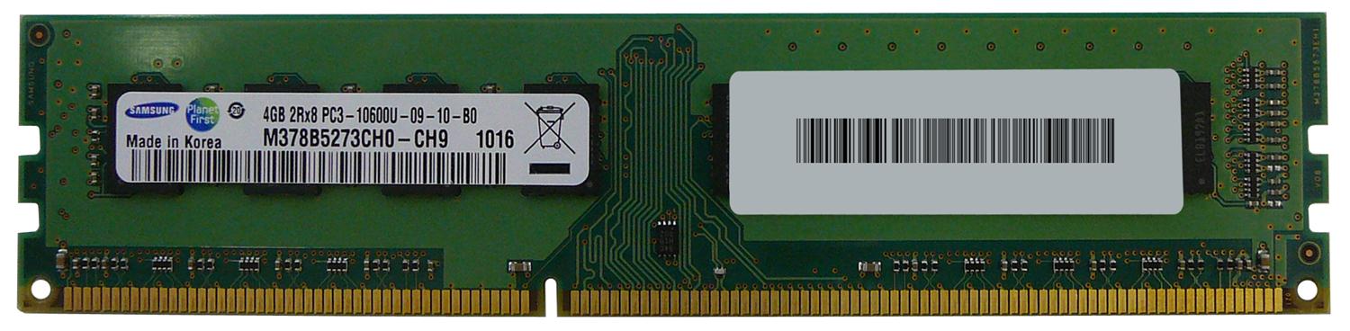 M378B5273CH0-CH9 Samsung 4GB PC3-10600 DDR3-1333MHz non-ECC Unbuffered CL9 240-Pin