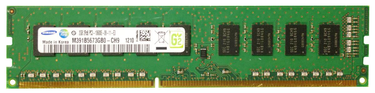M391B5673GB0-CH9 Samsung 2GB PC3-10600 DDR3-1333MHz ECC Unbuffered CL9 240-Pin