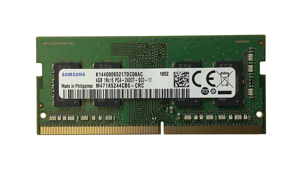 M471A5244CB0-CRC Samsung 4GB PC4-19200 DDR4-2400MHz non-ECC Unbuffered CL17 260-Pin