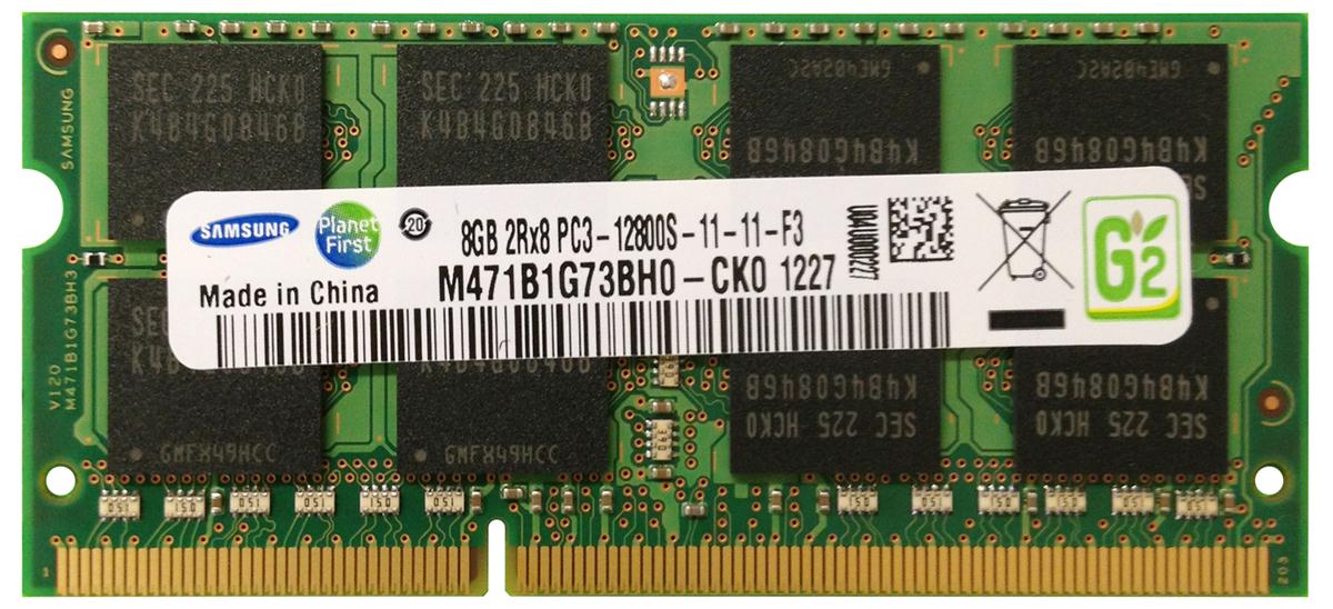 M471B1G73BH0-CK0 Samsung 8GB PC3-12800 DDR3-1600MHz non-ECC Unbuffered CL11 204-Pin