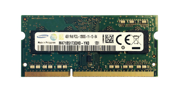 M471B5173QH0-YK0 Samsung 4GB PC3-12800 DDR3-1600MHz non-ECC Unbuffered CL11 204-Pin SoDimm - Rebuild IT