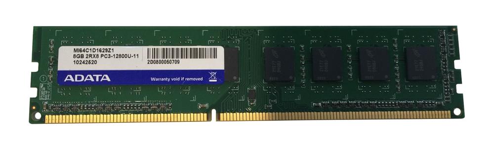 MI64C1D1629Z1 ADATA 8GB PC3-12800 DDR3-1600MHz non-ECC Unbuffered CL11 240-Pin